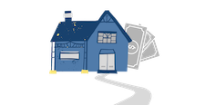 An image of a house depicting it as an avenue of investment.